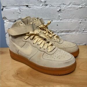 Men's Nike AF1 Air Force 1 High 07‎ LV8 AA1118-100 Suede Muslin - SIZE 8